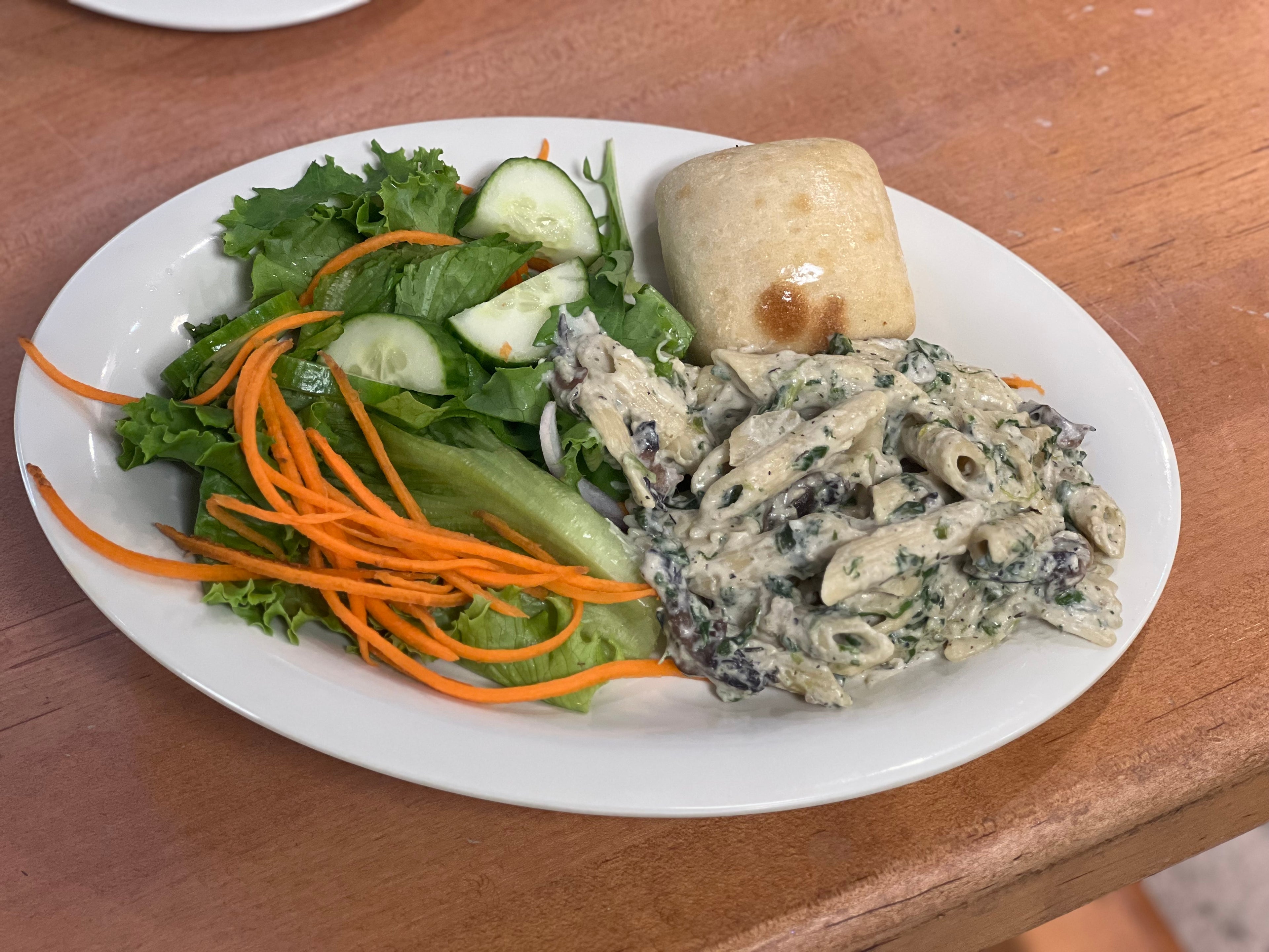 Spinach and Mushroom Pasta