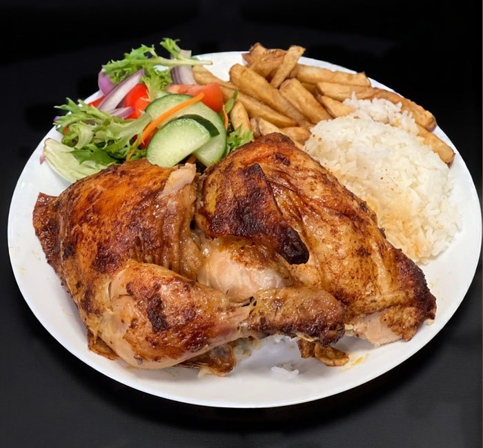 Half Chicken with sides