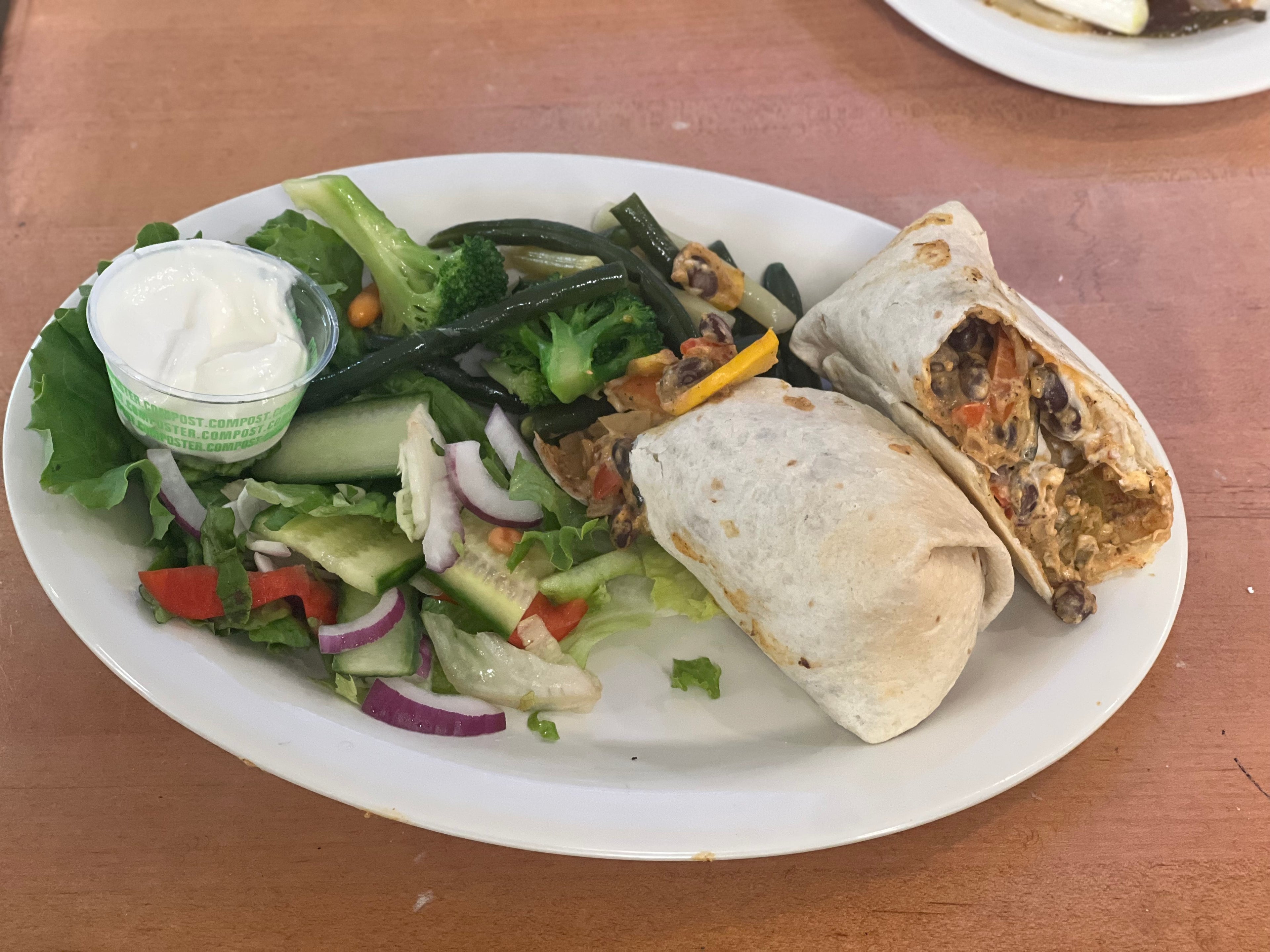 Vegetable and Black Bean
Enchiladas