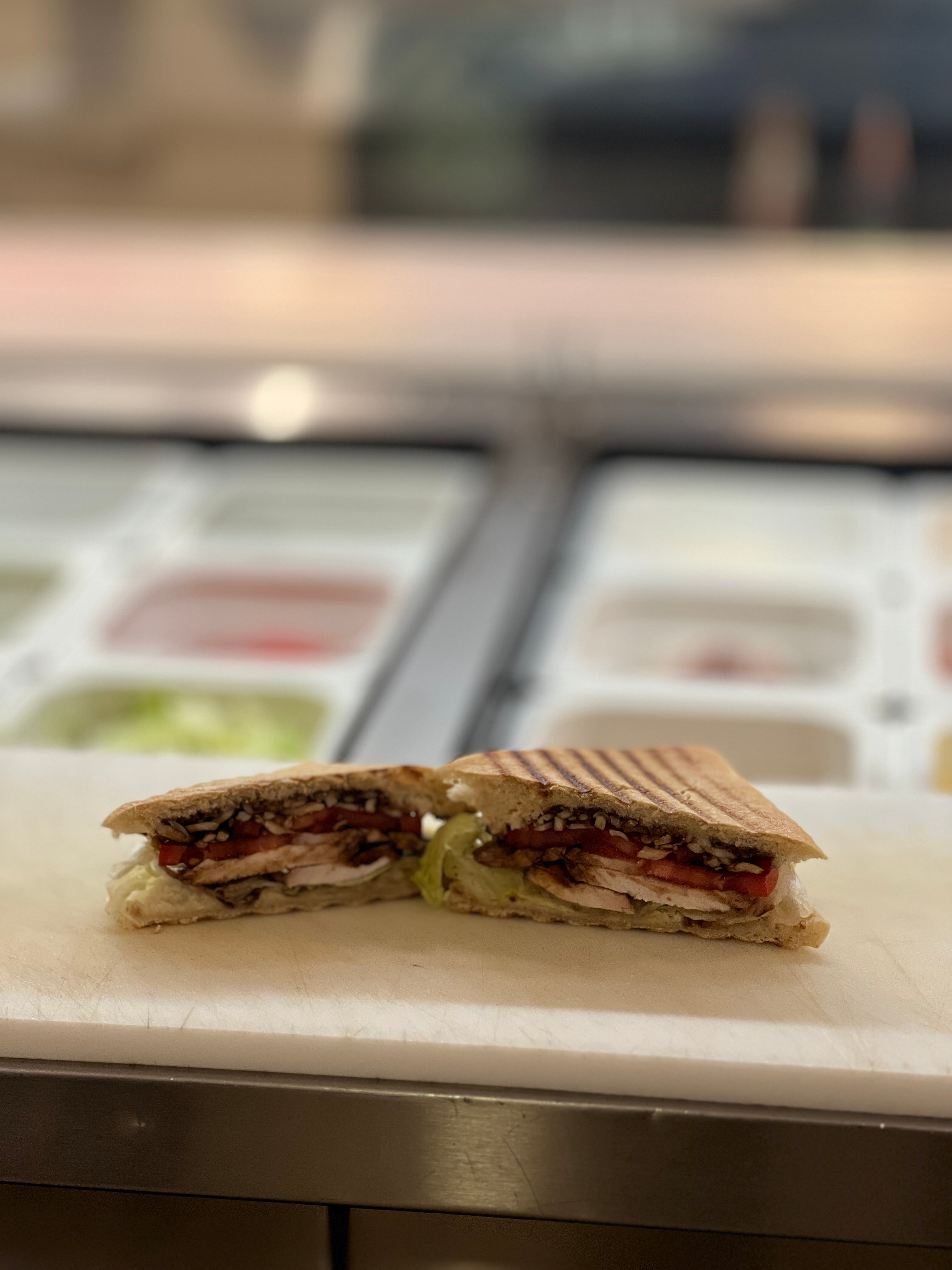 Chicken Bruschetta Panini
