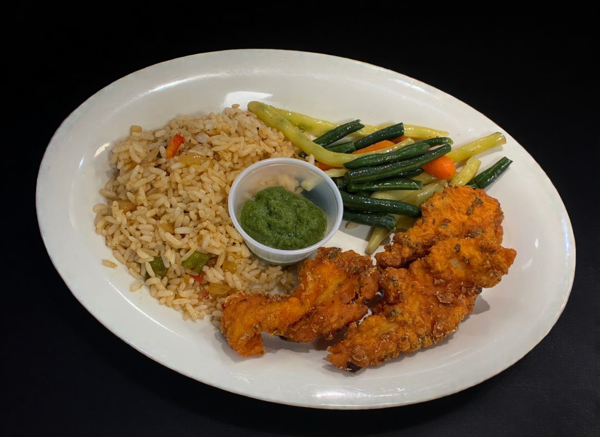 Amritsari Fish Served