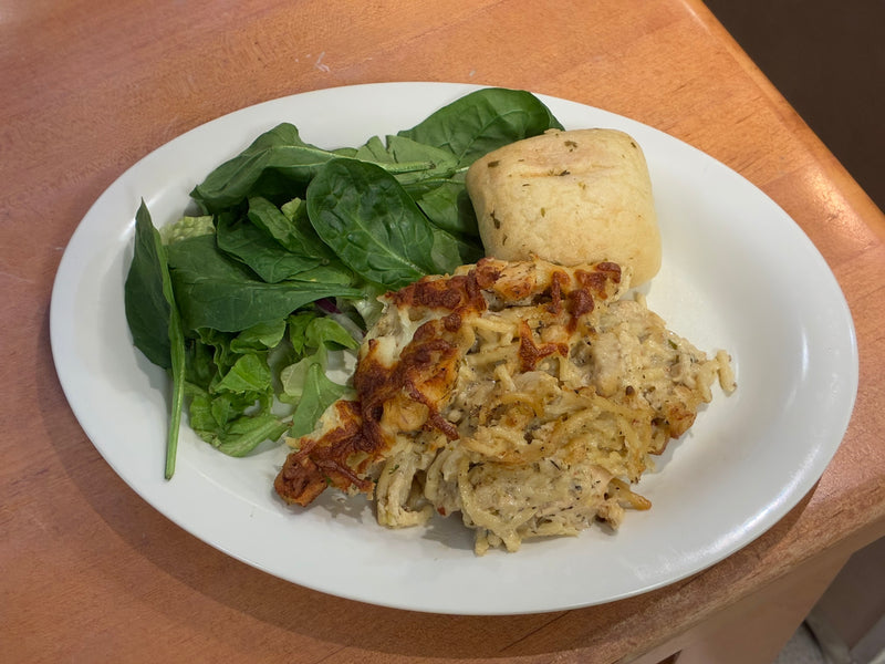 Creamy Chicken Pasta Gratin