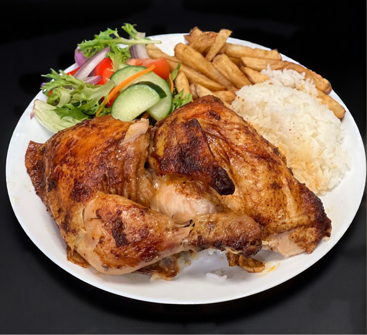 Half Chicken With Sides