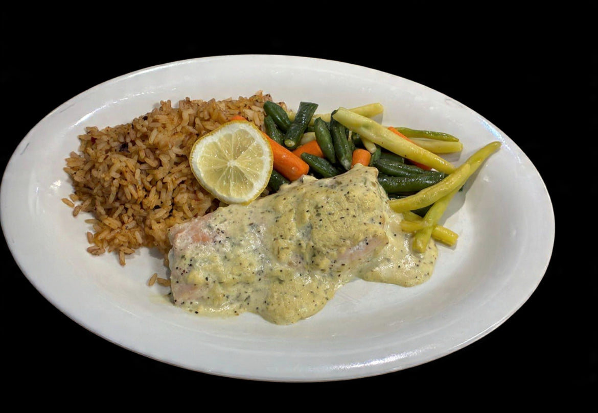 Baked Salmon in Lemon & Tarragon