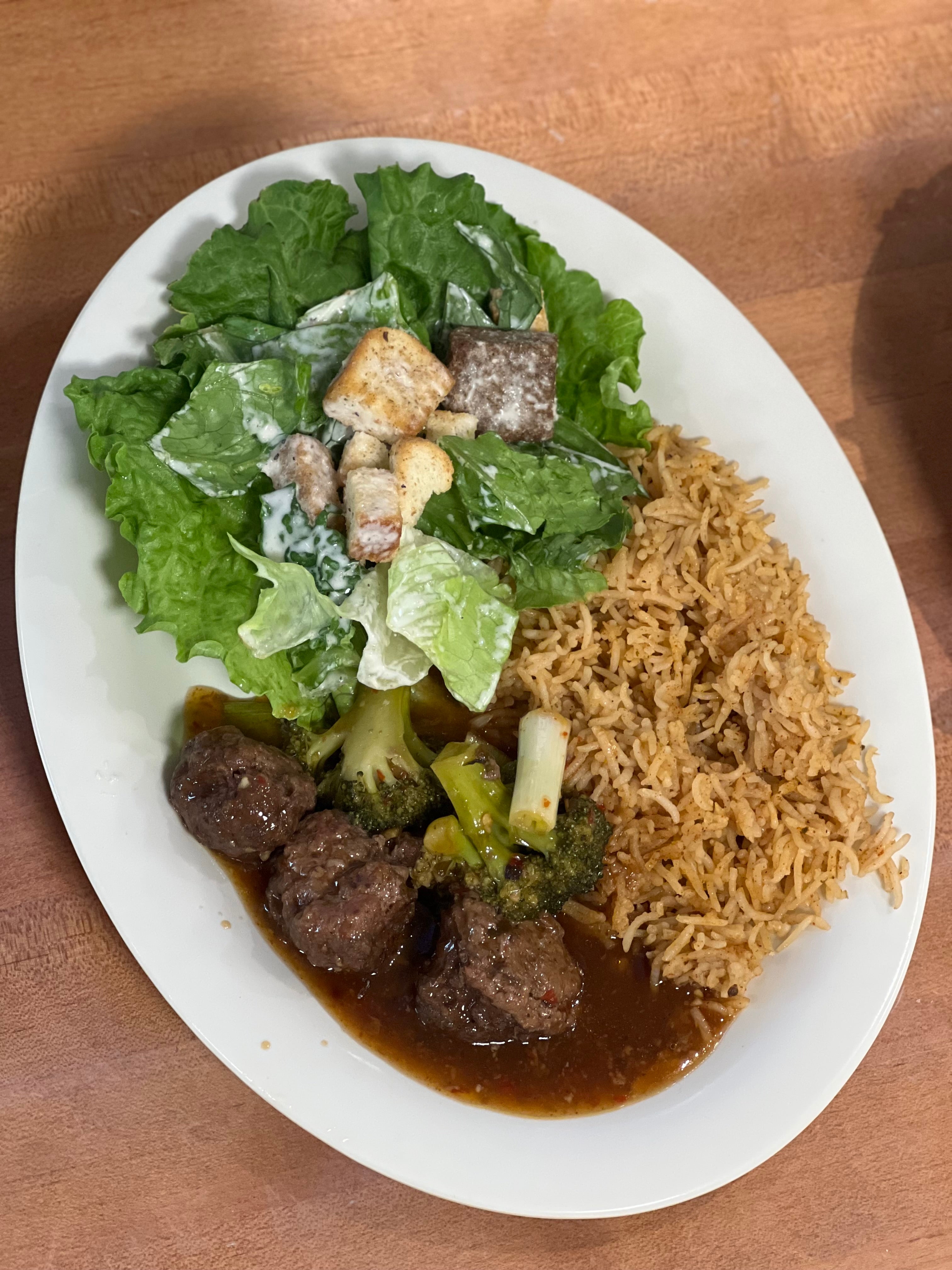 Asian Style Beef Meatballs