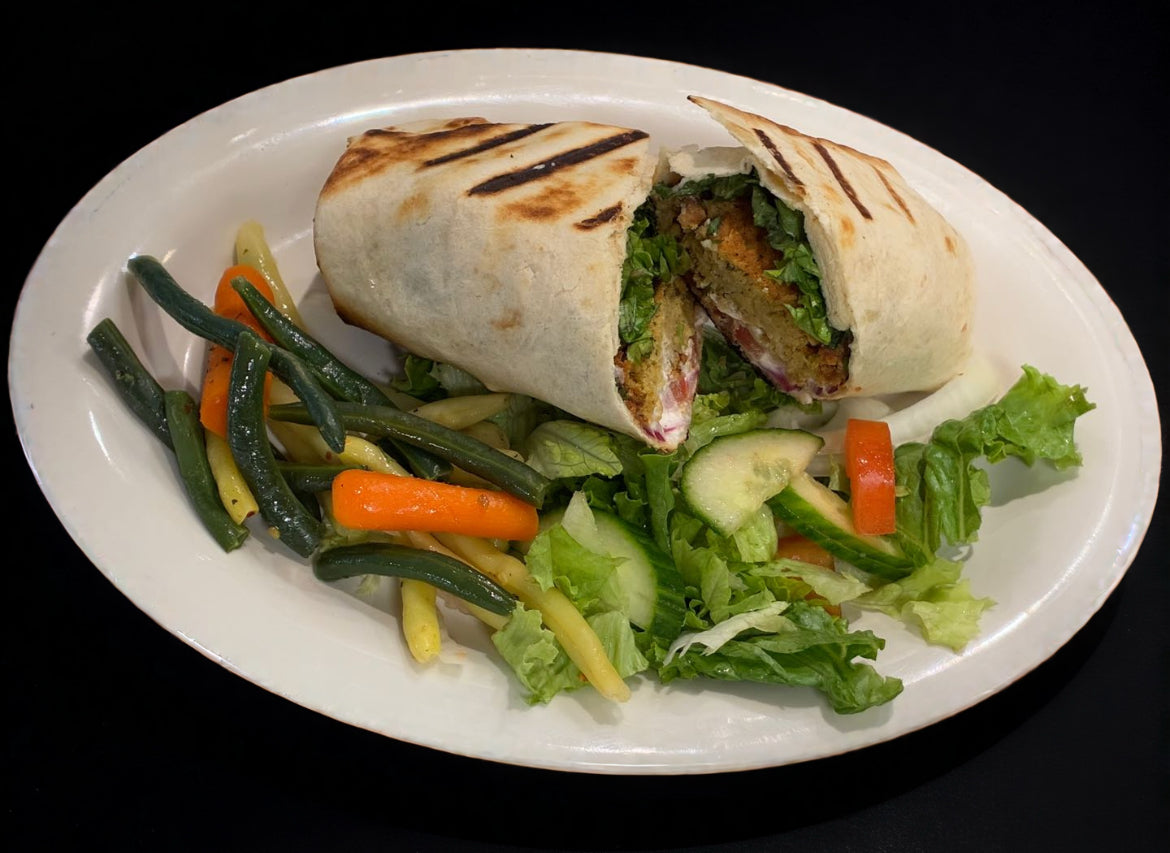 CHICKPEA FALAFEL IN A WRAP