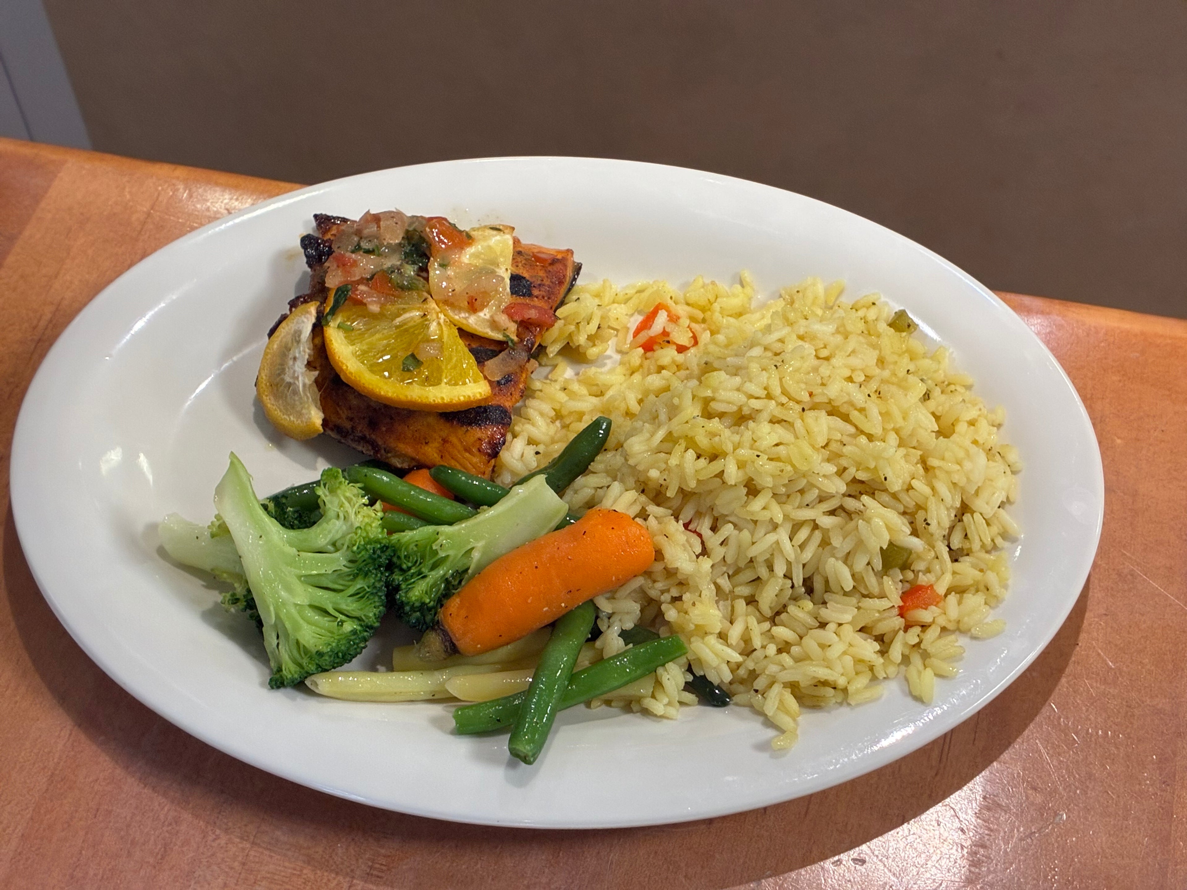 Grilled Atlantic Salmon Fillet